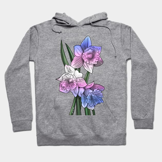 Trans Daffodils Hoodie by Art by Veya